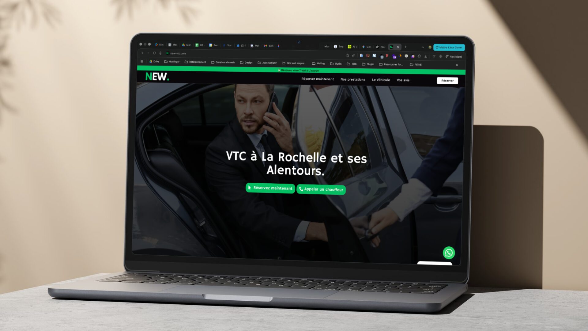 Aperçu du projet NEW VTC
