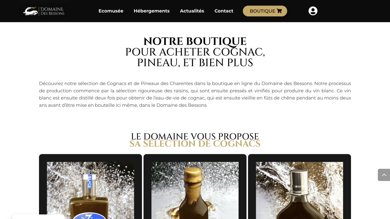 La boutique prolonge la transmission du savoir-faire.