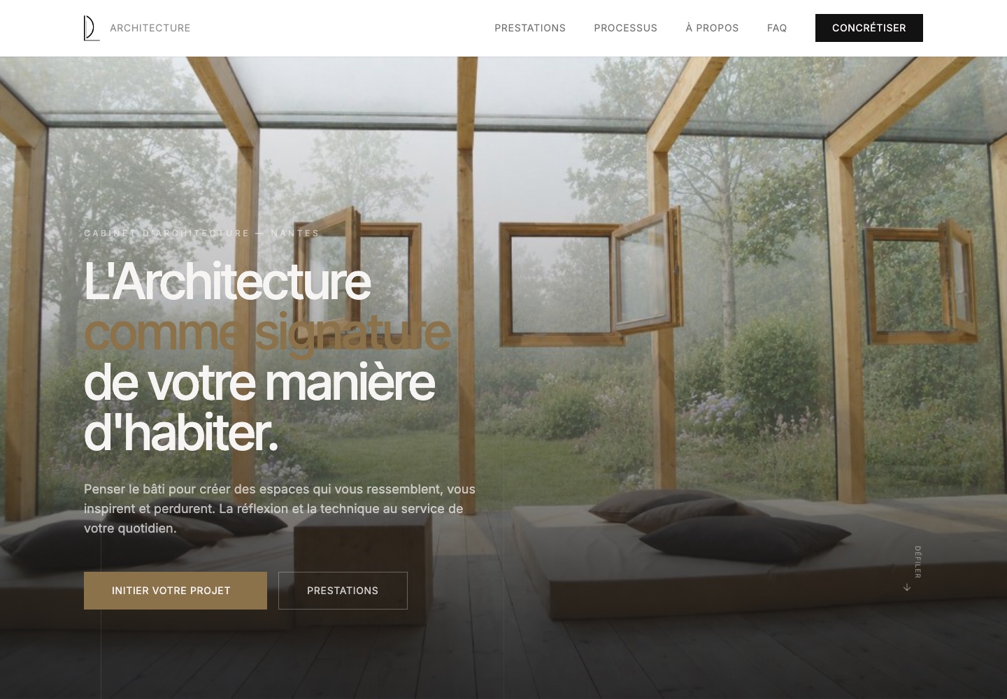 La hiérarchie de l’accueil conservée sur ordinateur.