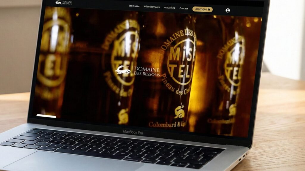 Site web – Domaine des Bessons