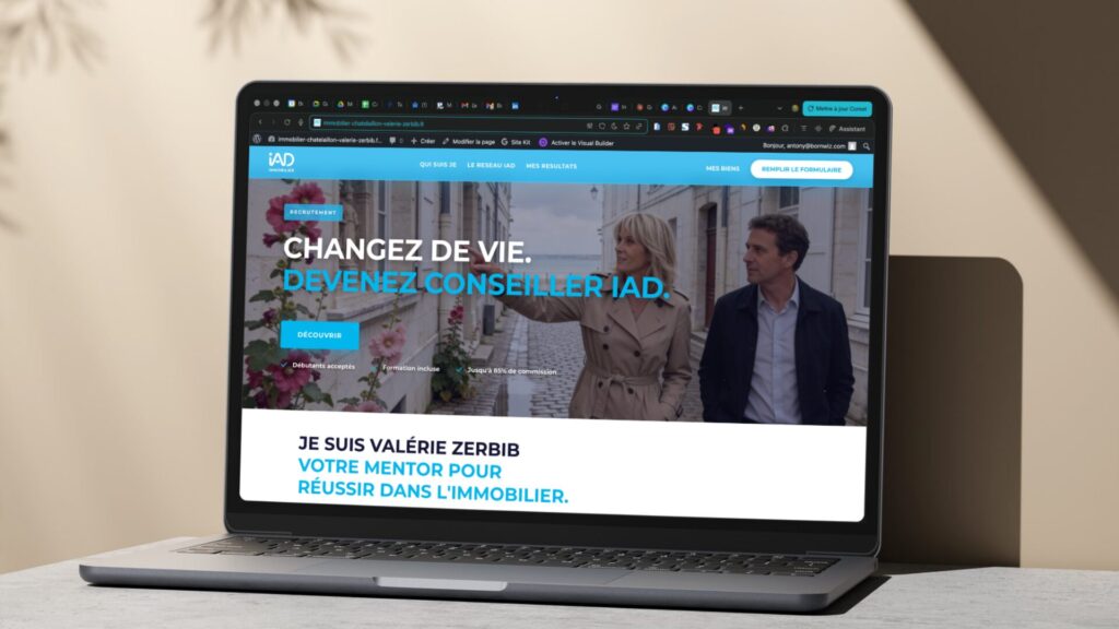 Site web – Valérie Zerbib – IAD