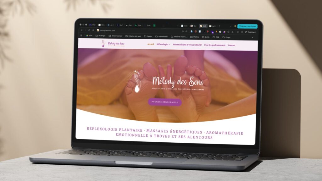 Site web – Mélody des Sens