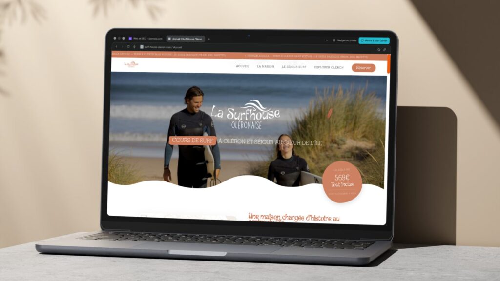 Conception de site web – Surfhouse
